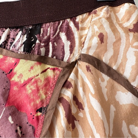 Anthropologie Multi-Color Silk Maxi Skirt - Size: L - Picture 6 of 10
